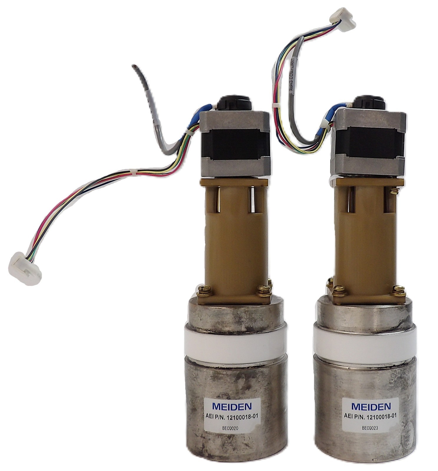 Meiden 12100018-01 Variable Vacuum Capacitor Lot of 2 Working