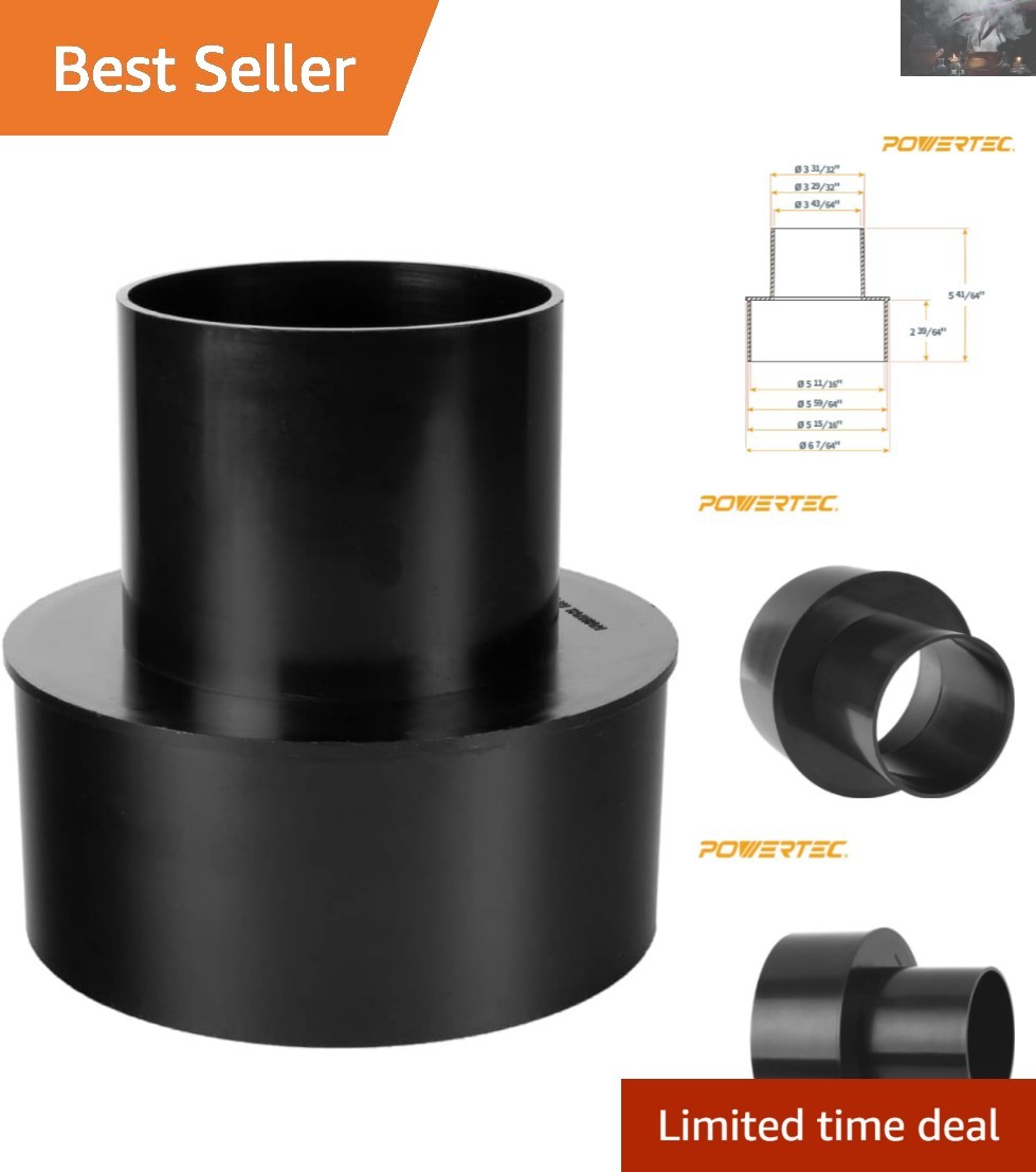 ABS Dust Collection Reducer 6" to 4" for Efficient Workshop Use