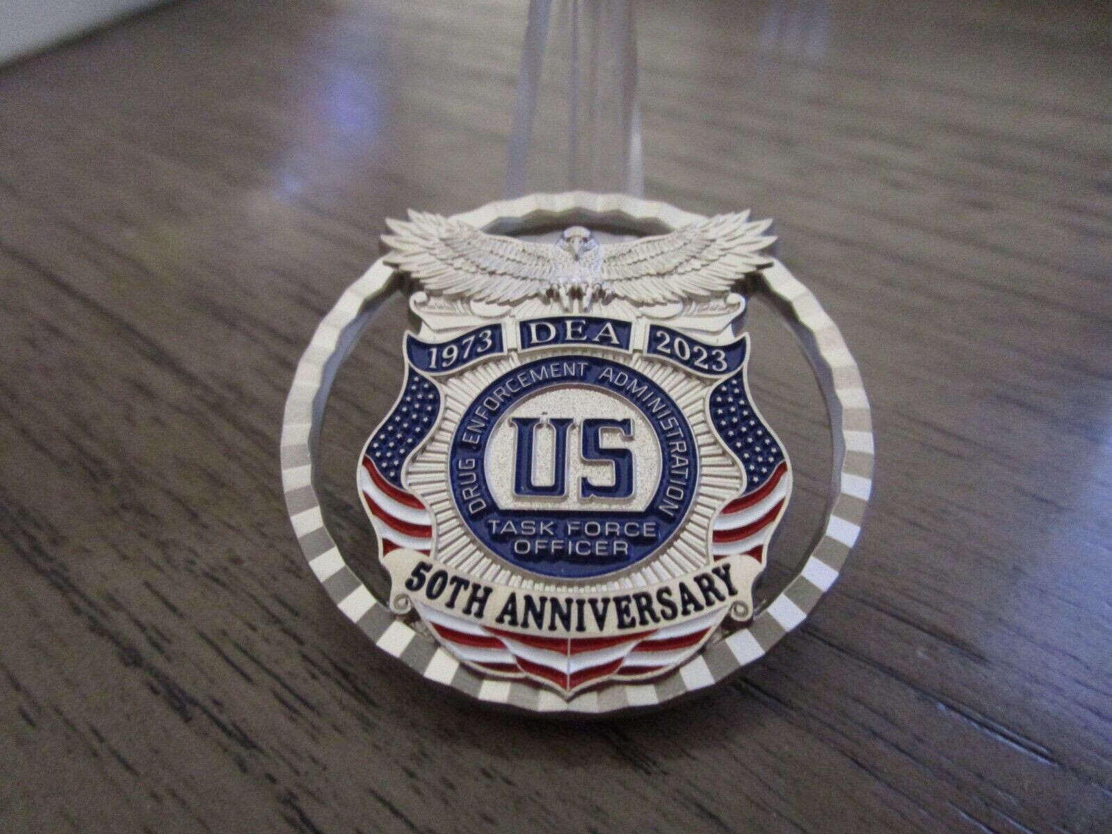 DEA Drug Enforcement Administration 50th Anniversary Challenge Coin #788S
