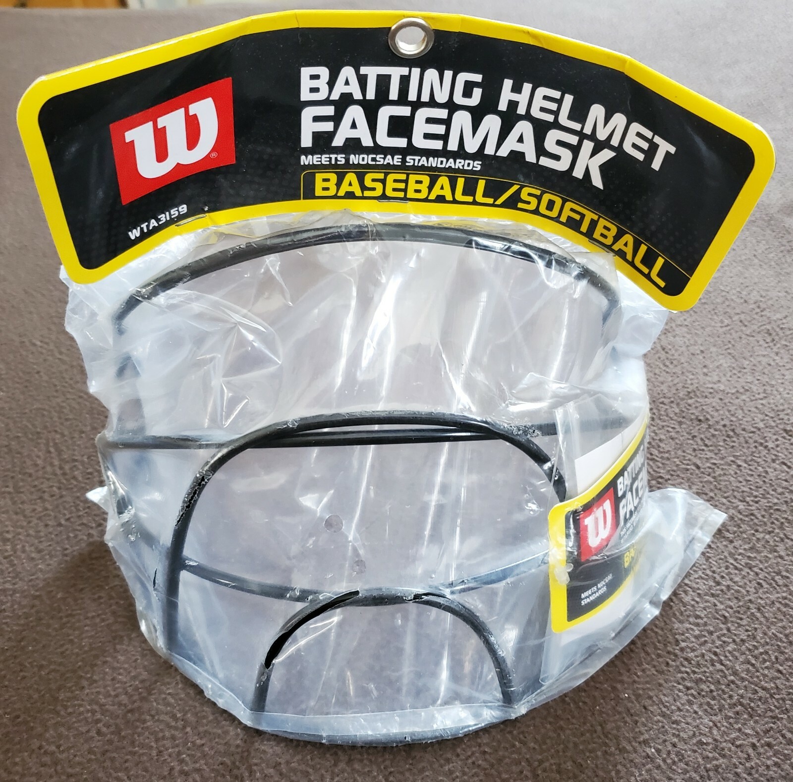 Wilson Batting Helmet Facemask WTA3159 Meets NOCSAE Standards Baseball Softball
