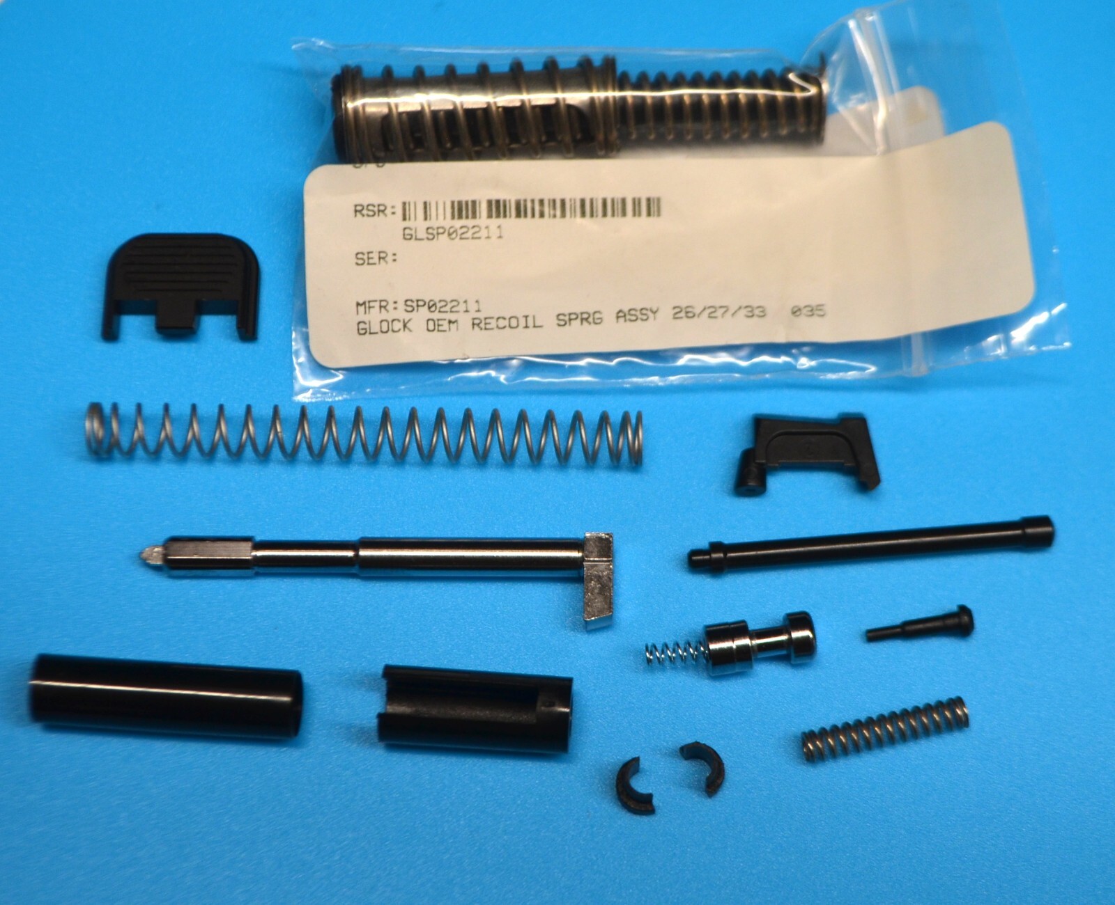 Upper Slide Parts Kits G26 Gen 1-3 Glock UPK Assembled (OEM GUIDE ROD) Glock 26