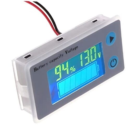 Battery Monitor 24V 36V 48V Digital Battery Capacity Tester Percentage 12V
