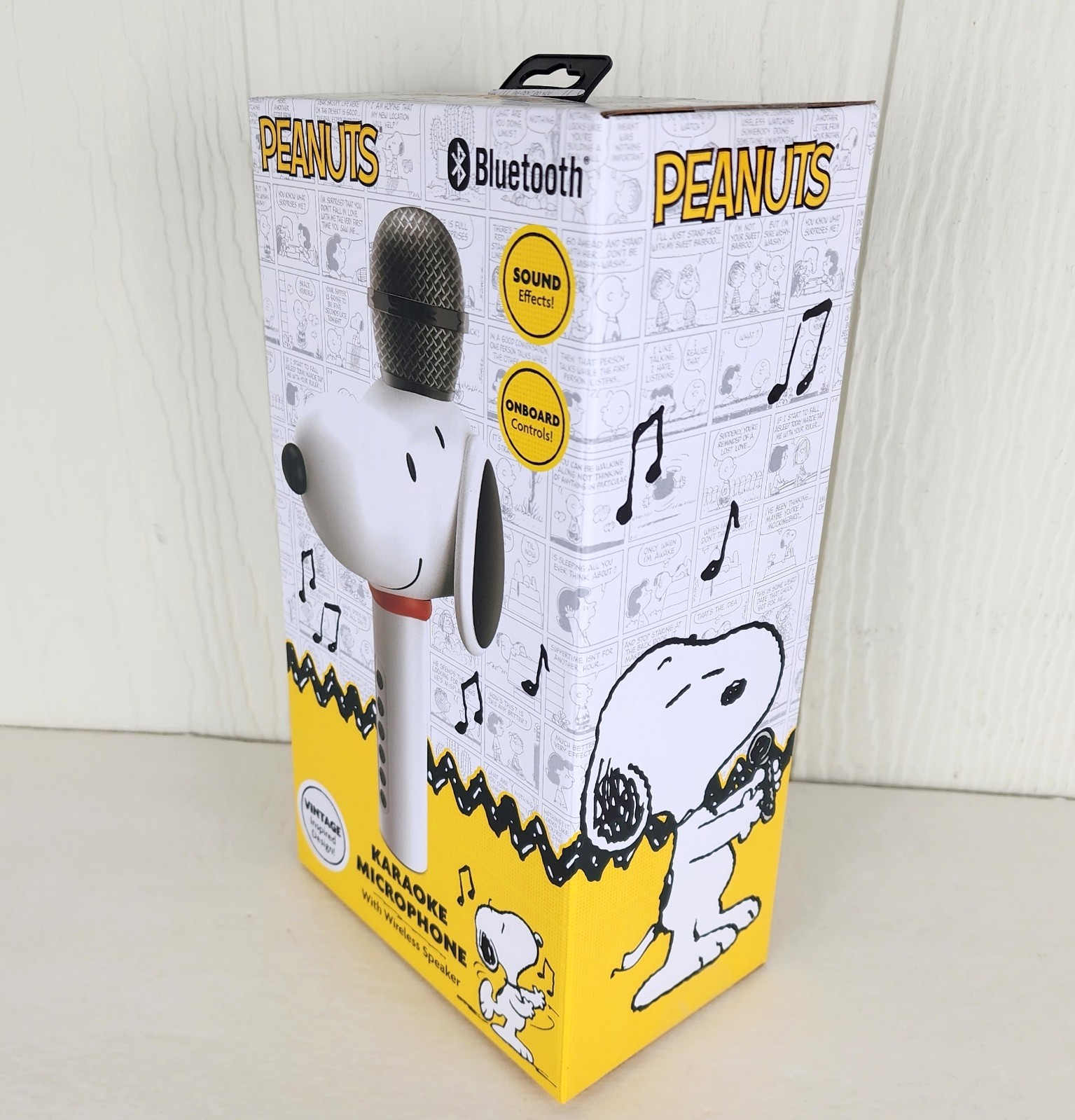 Peanuts Snoopy Bluetooth Karaoke Microphone Wireless Speaker New Sealed NIB