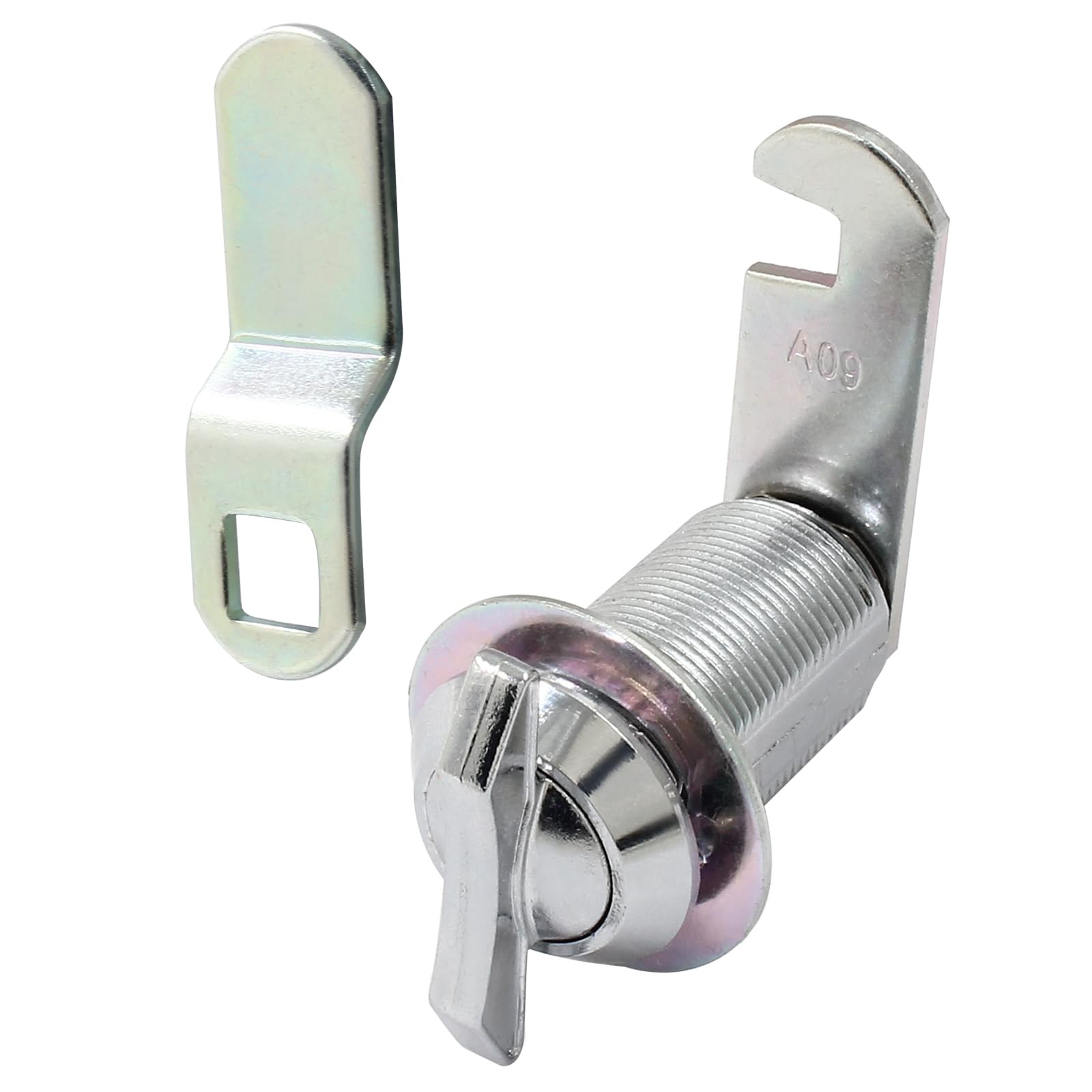 Bonsicoky 5/8 Inch Thumb Operated Offset Cabinet Cam Lock | 1 Pcs, Keyless Compa