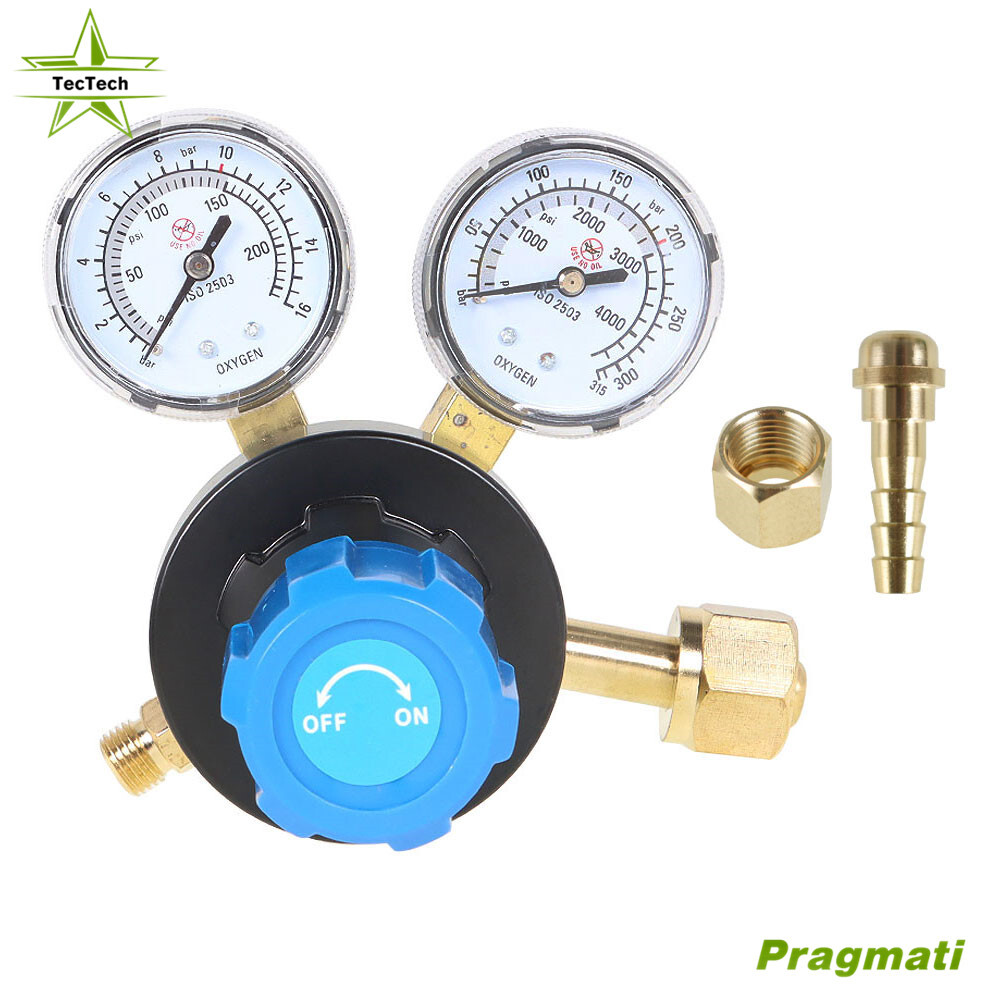 1PC CGA540 Oxygen Medium/Heavy Duty Regulator Welding Gas Gauges