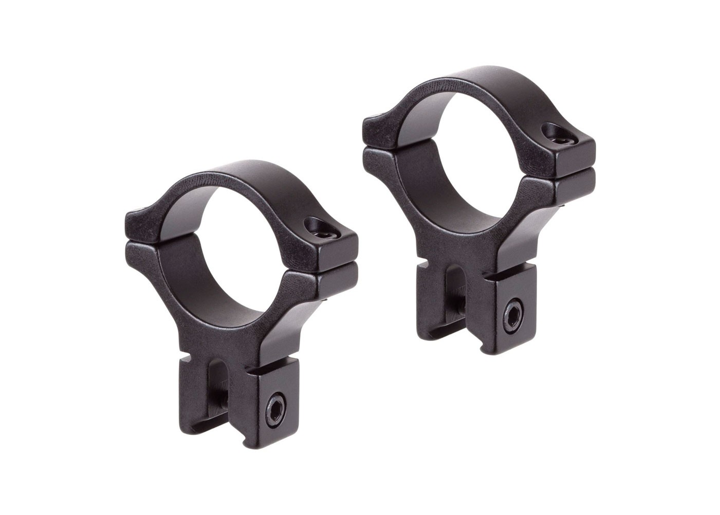 Bkl 30mm Dia X 6in. Long Dovetail Rings, Set of Two, Black Bkl-300-Mb