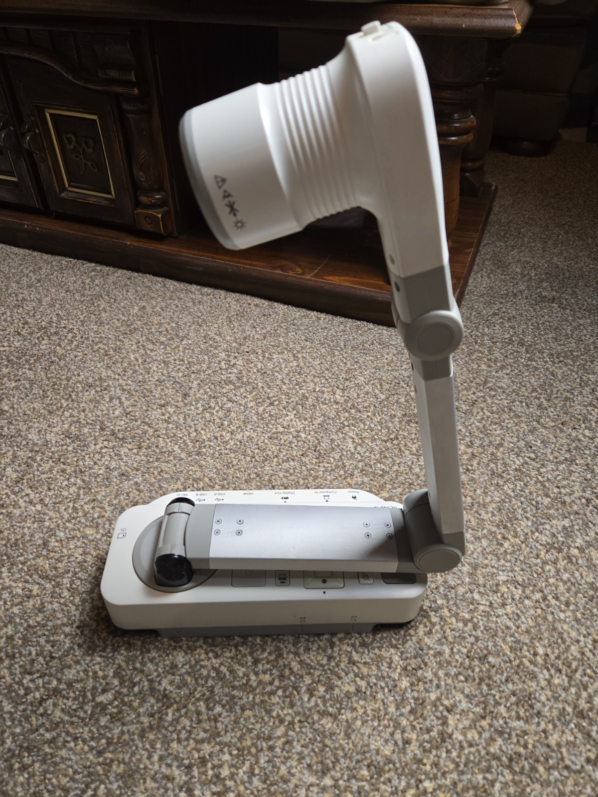 Epson ELPDC20 Presentation Document Camera - NO POWER SUPPLY, UNTESTED!