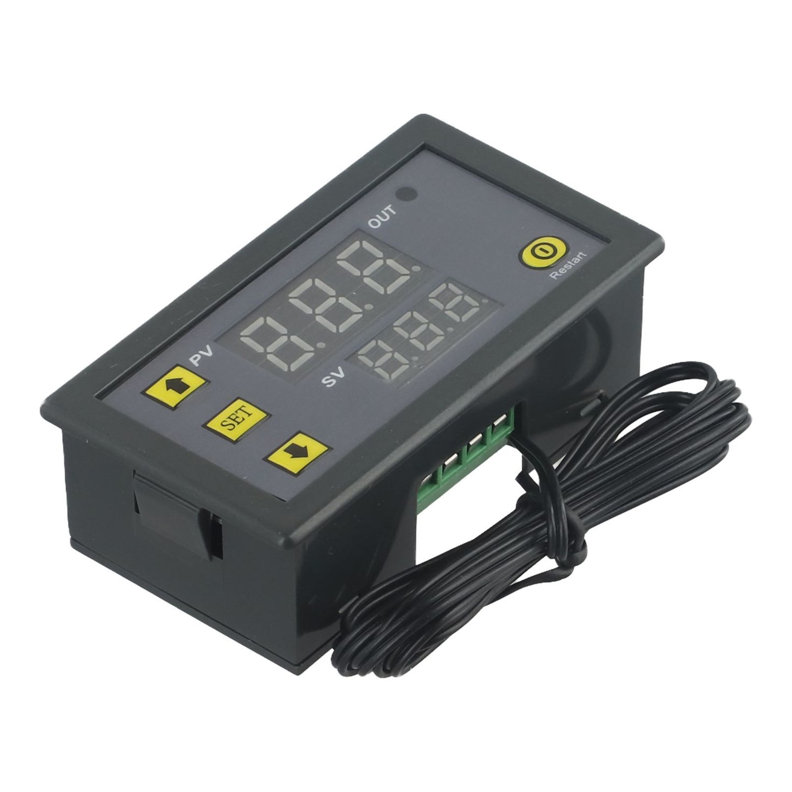 20A Digital Temperature Controller Thermostat Meter Temp Sensor Switch Red+Blue