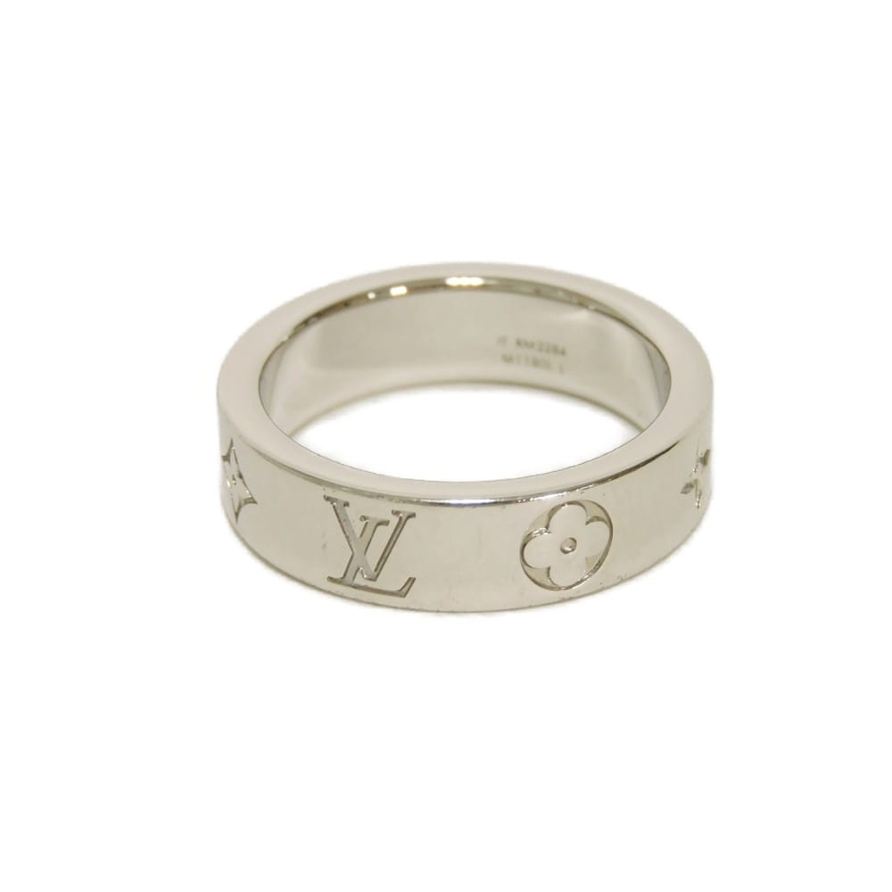 LOUIS VUITTON LV Mosaic Syn M1180L Ring ring Current LV logo flower L size...