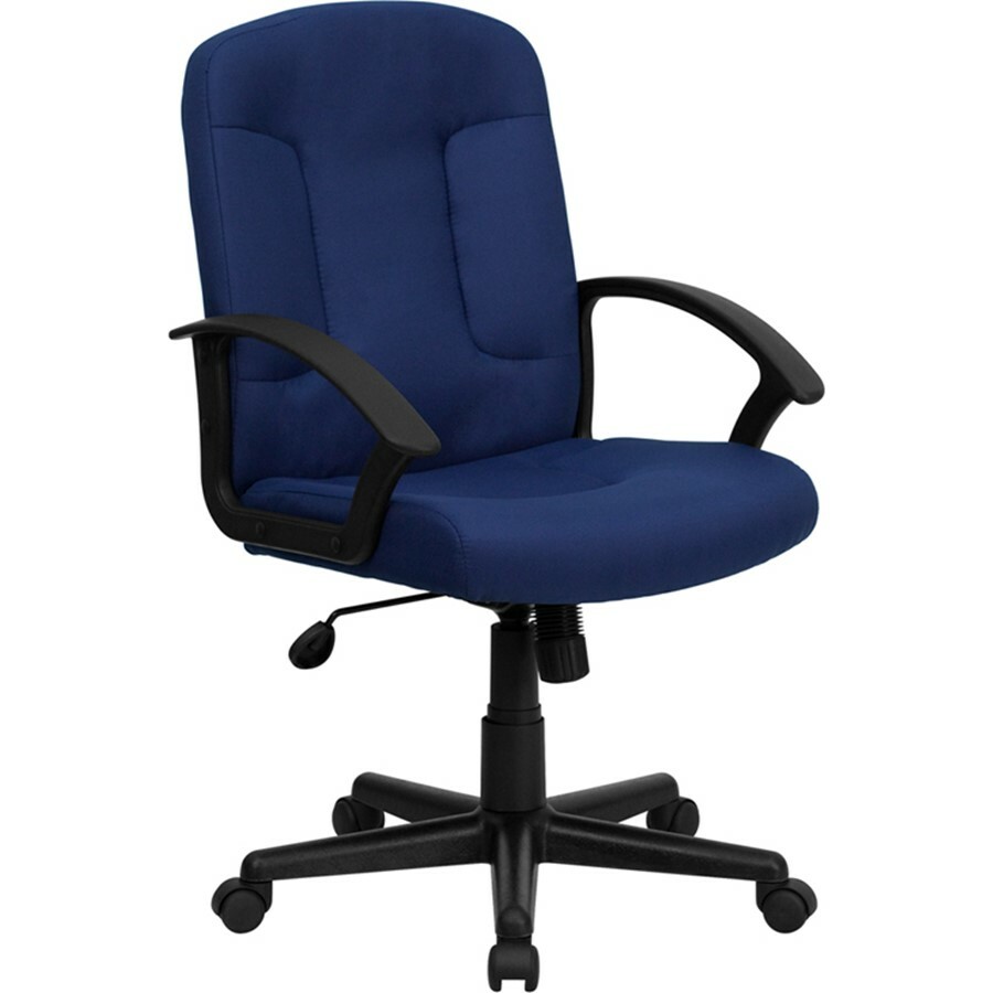 Flash Furniture Blue Fabric Office Chair, Blue - GO-ST-6-NVY-GG
