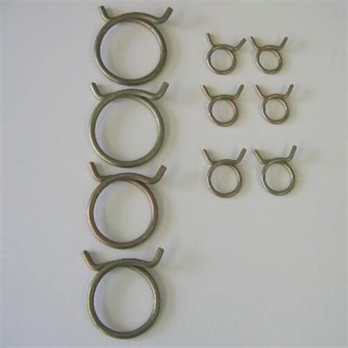 MOPAR 1970 Heater & Radiator Hose Clamp Kit Hemi Big Block 383 440 426 70 Non-AC