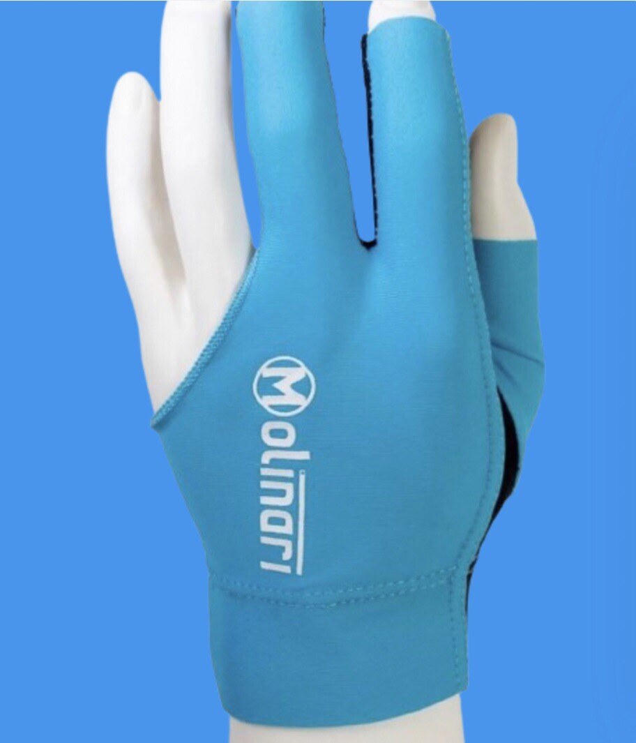 MOLINARI BILLIARDS GLOVE CYAN **  M