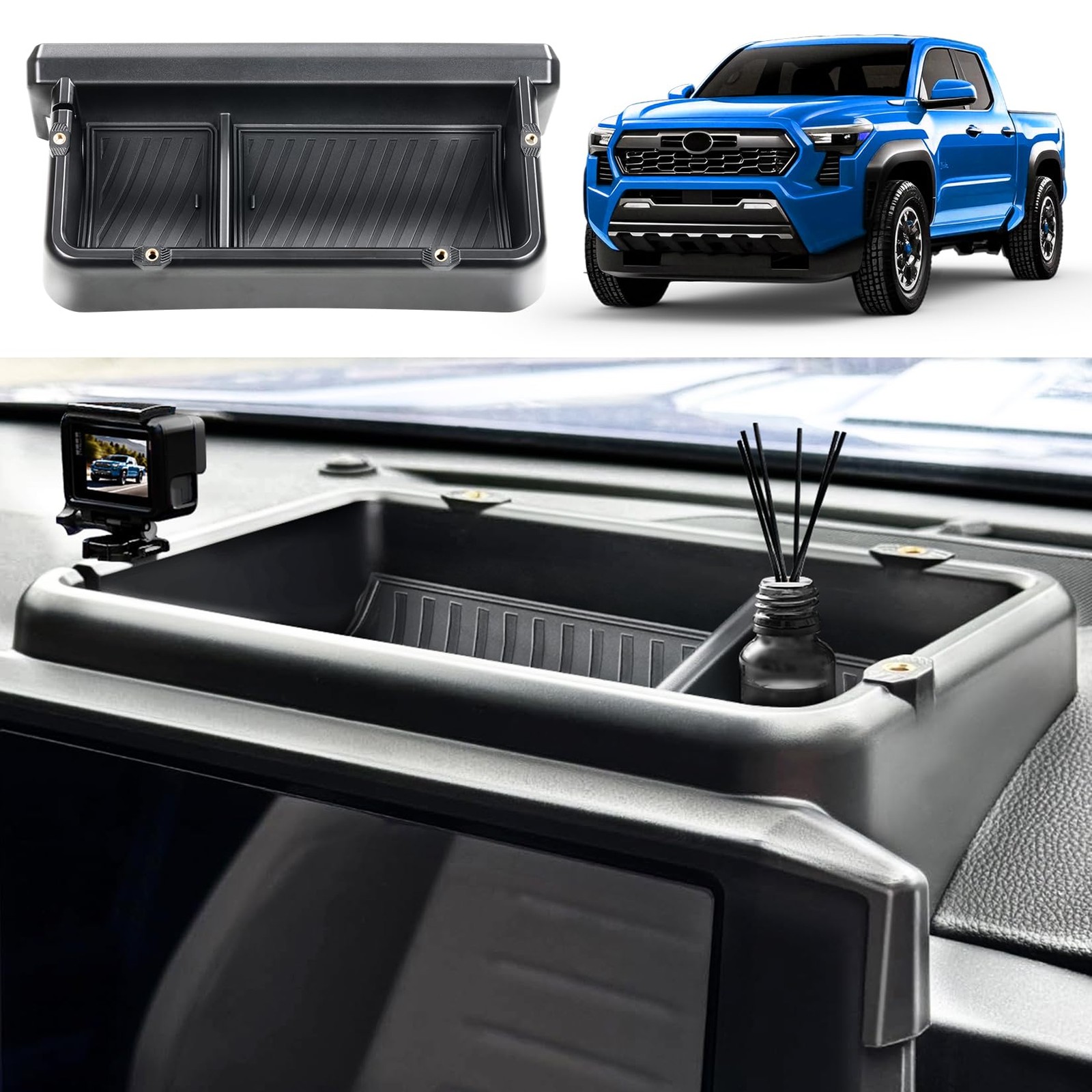 14-Inch Behind-Screen Dashboard Storage for Tacoma 2024-2026