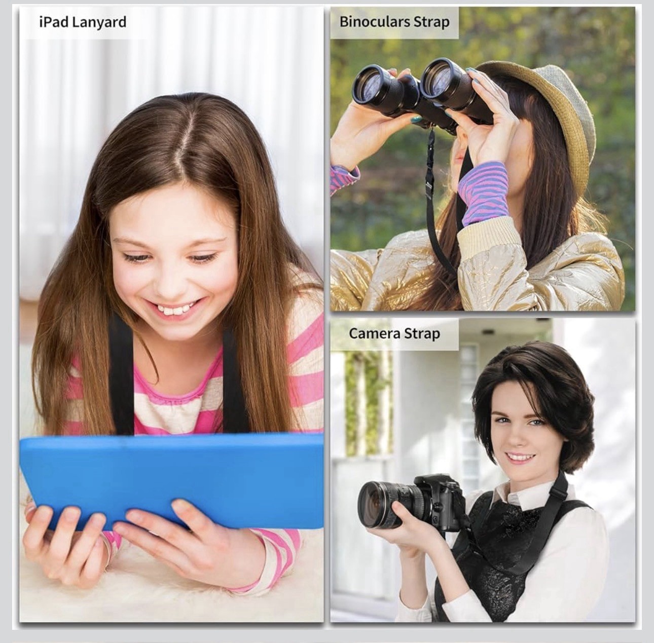 5 Pack Universal Shoulder Strap, Replacement Nylon Neck Lanyard, Tablet