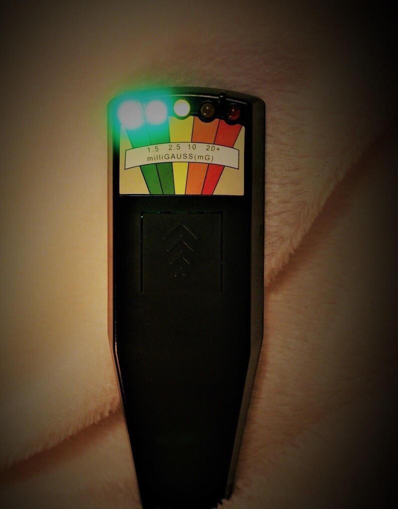 LED Magnetic Field Detector EMF Meter Ghost Hunting Tester Paranormal Equipment
