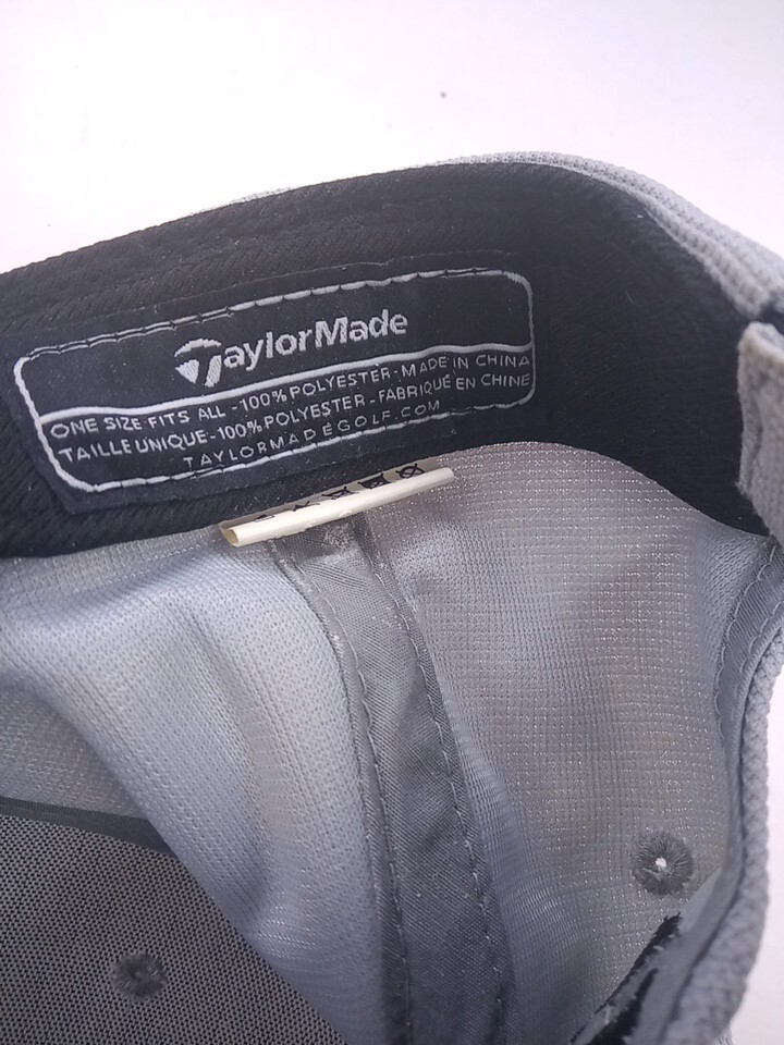 TaylorMade SLDRs Golf Cap Hat Adult Adjustable Gray 100% Polyester