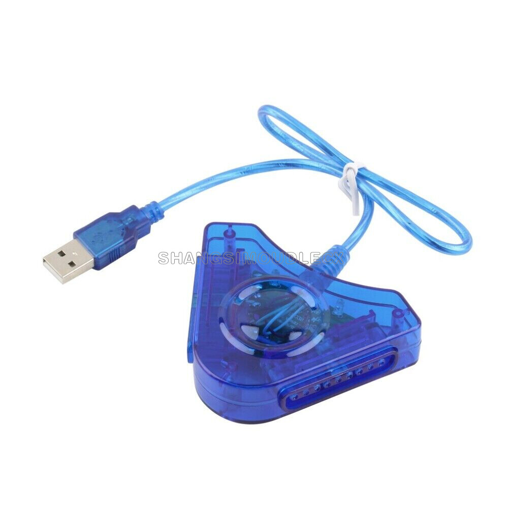 Joypad Game Controller to PC USB Converter Adapter For PS2 Playstation 2 F2