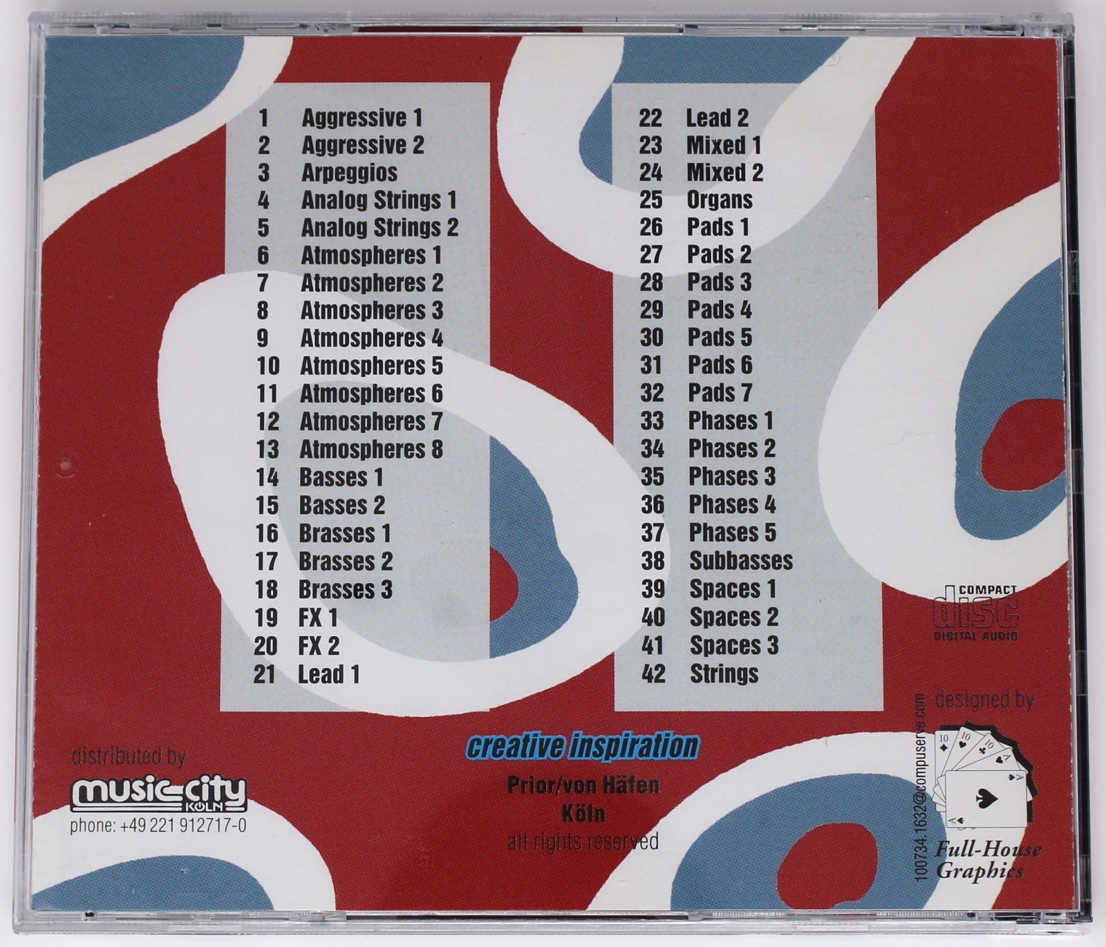 Creative Inspiration JP-8000 Essential Sound Library E-Mu Format Sampling CD