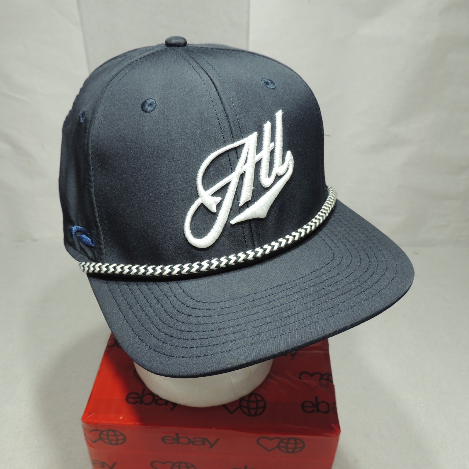 ATL Tour Championship Hat Atlanta Georgia | Dark Navy Rope Snapback Cap Rare
