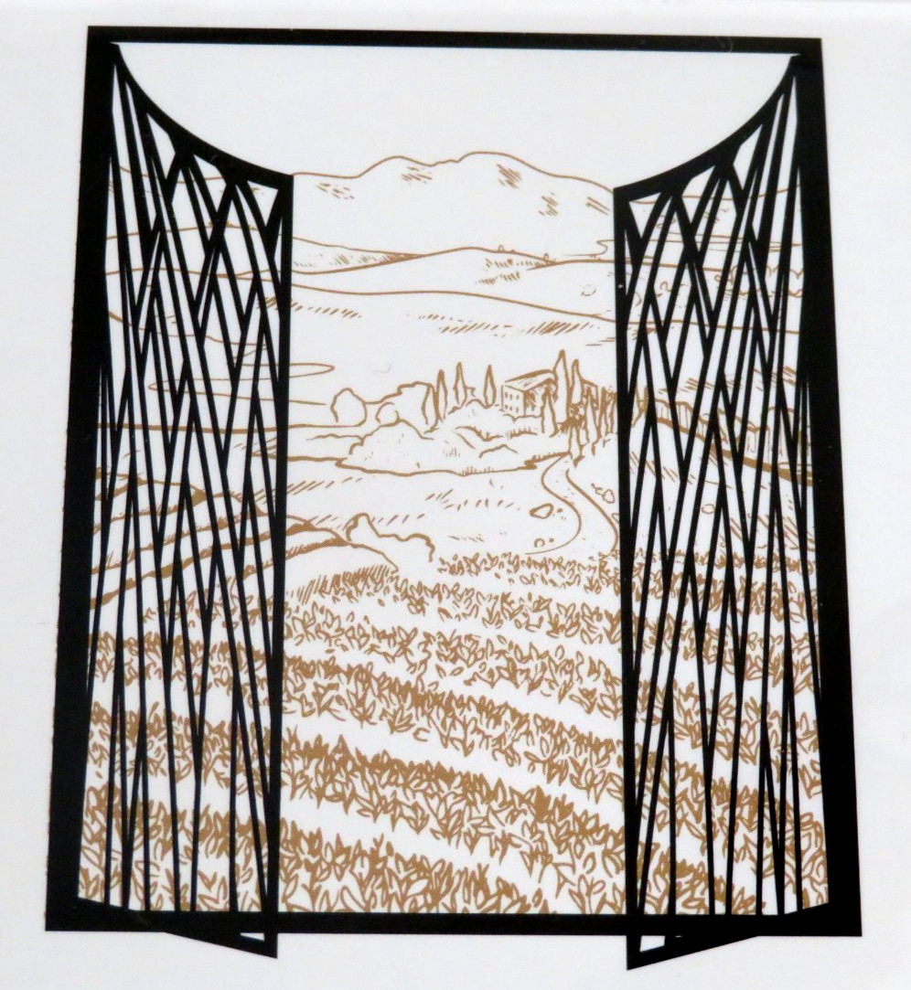 New LAVENDER HILLS Background Stamp + Gatefold Die Set #653721 by Simply Defined