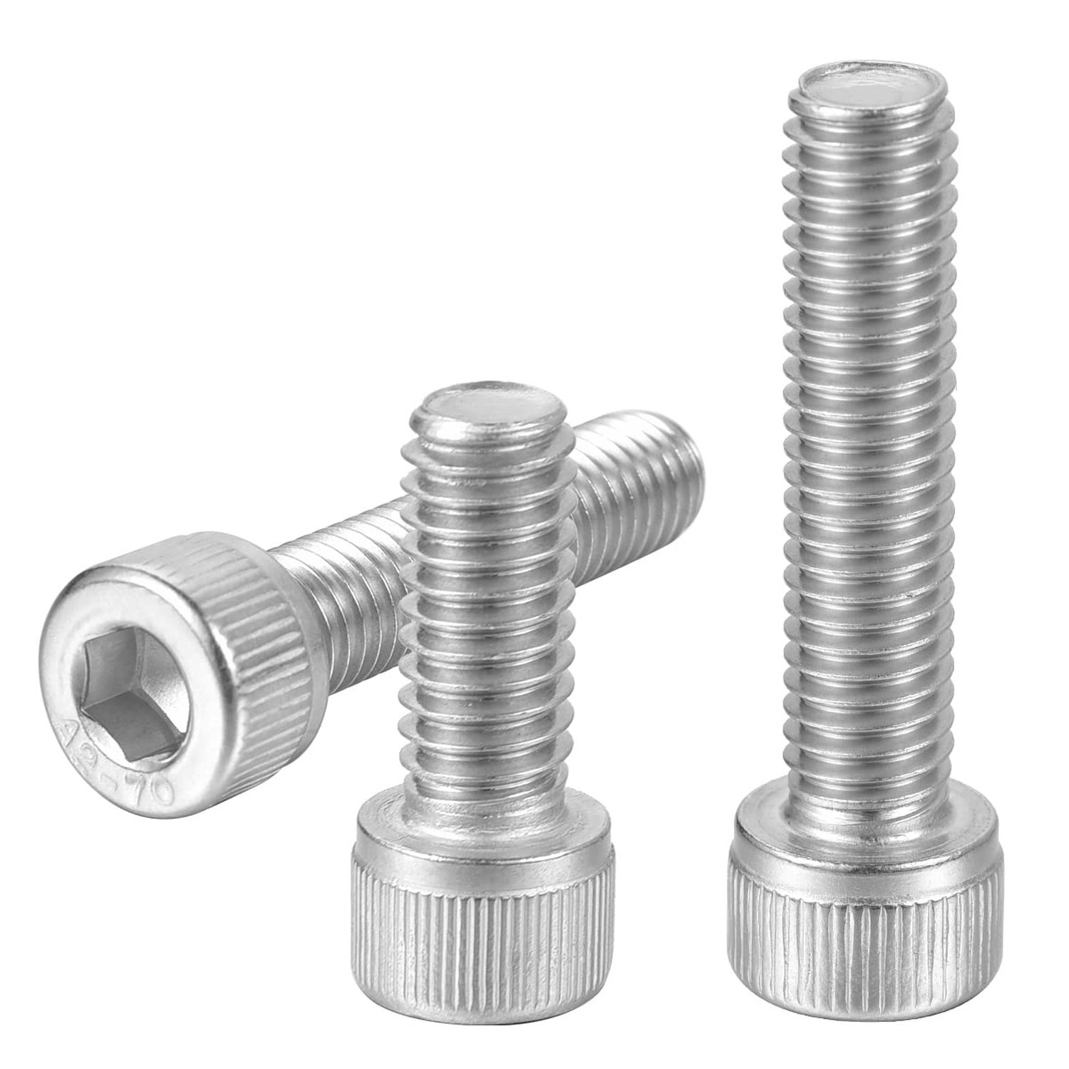 1/4-20 x 1 Socket Head Cap Screws Allen Socket Hex Drive Bolts, 304 Stainless...