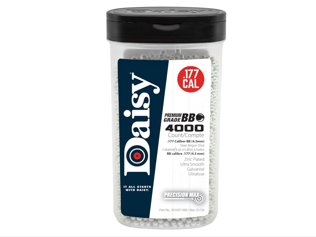 Daisy Precision Max .177 Caliber Steel BBs - 4000 Count Bottle - Sealed - NEW