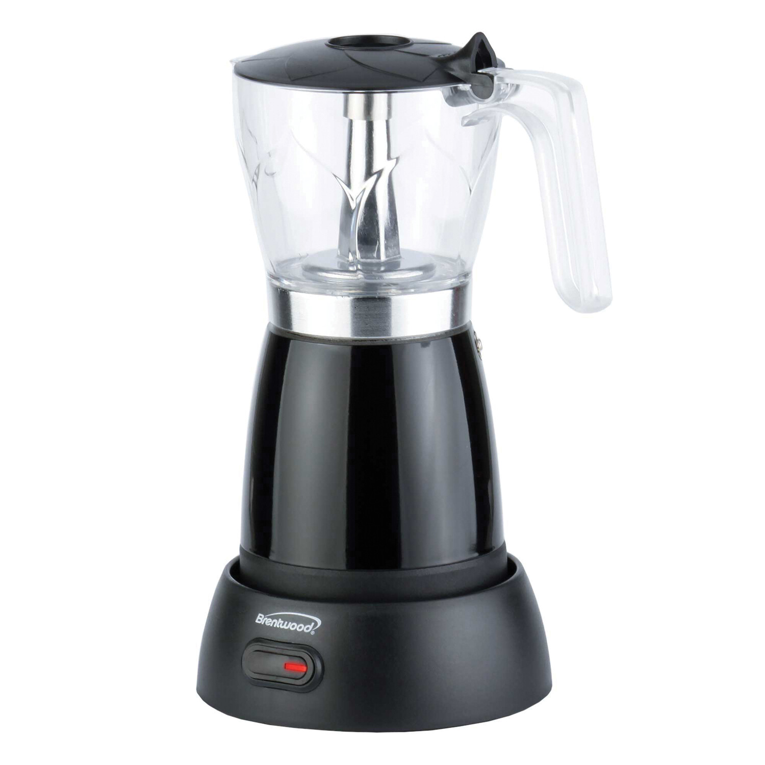 Brentwood 6-Cup Electric Moka Pot Espresso Machine (Black)