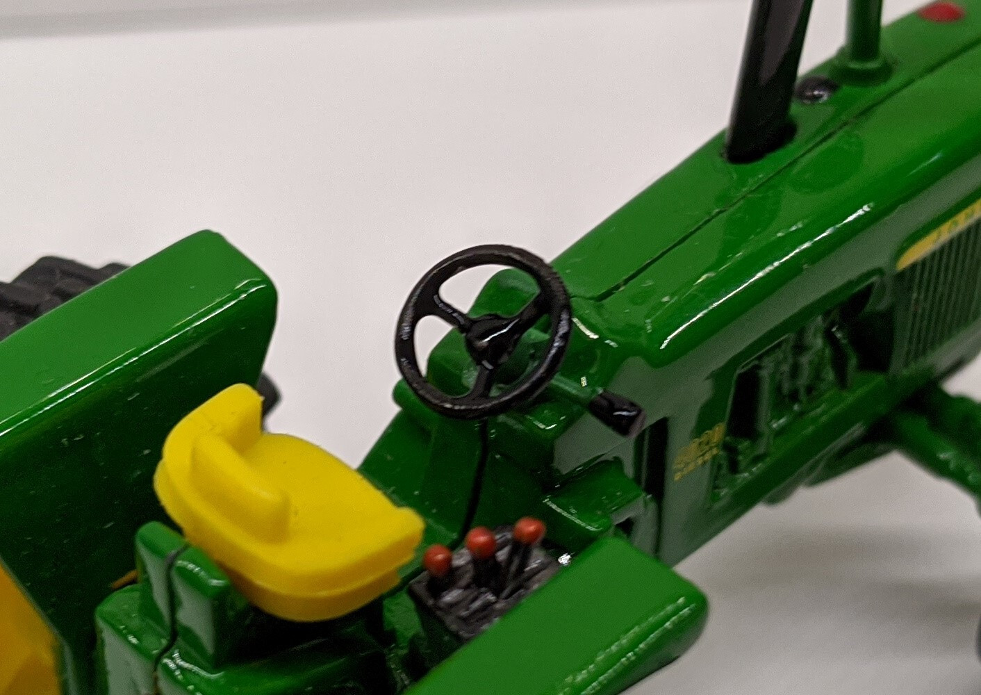 1/64 3D Printed 3-Spoke Steering Wheel & column Throttle