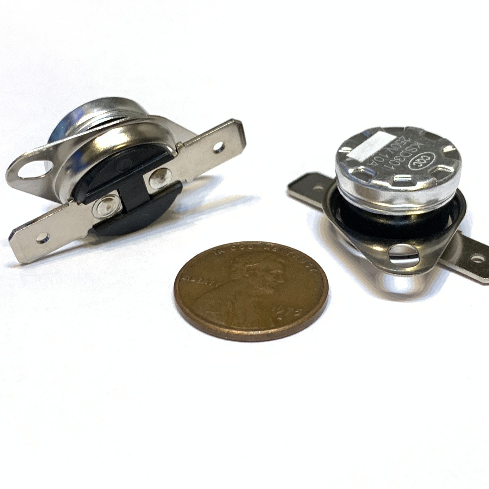 2 Pieces N/C 85ºC 185ºF normally closed Thermal  Thermostat switch KSD301 C26