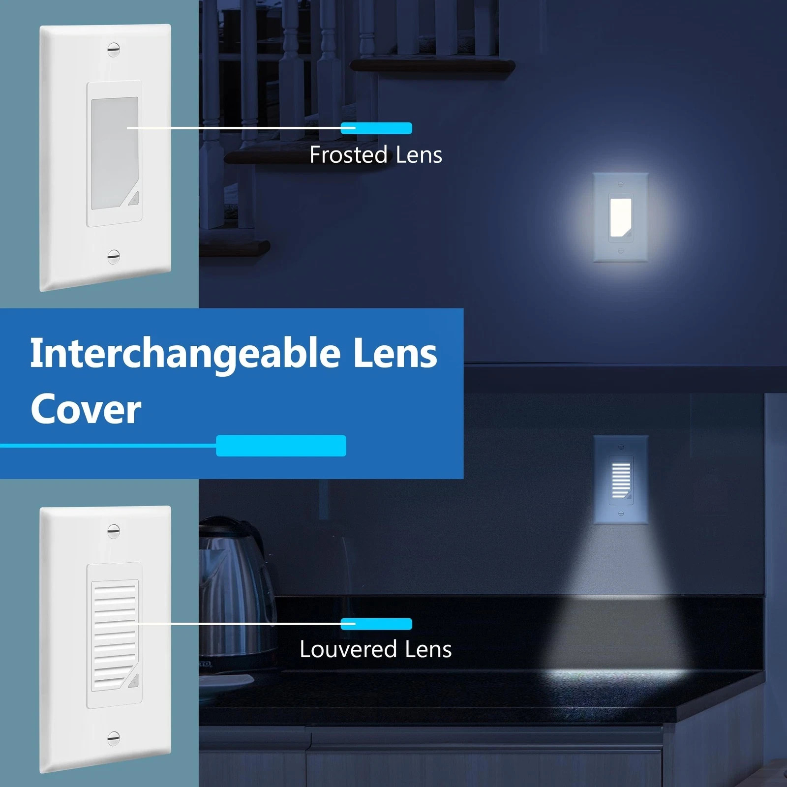LED DECORATOR GUIDE LIGHT DEVICE, NIGHT LIGHT, HALL LIGHT, DAYLIGHT SENSOR