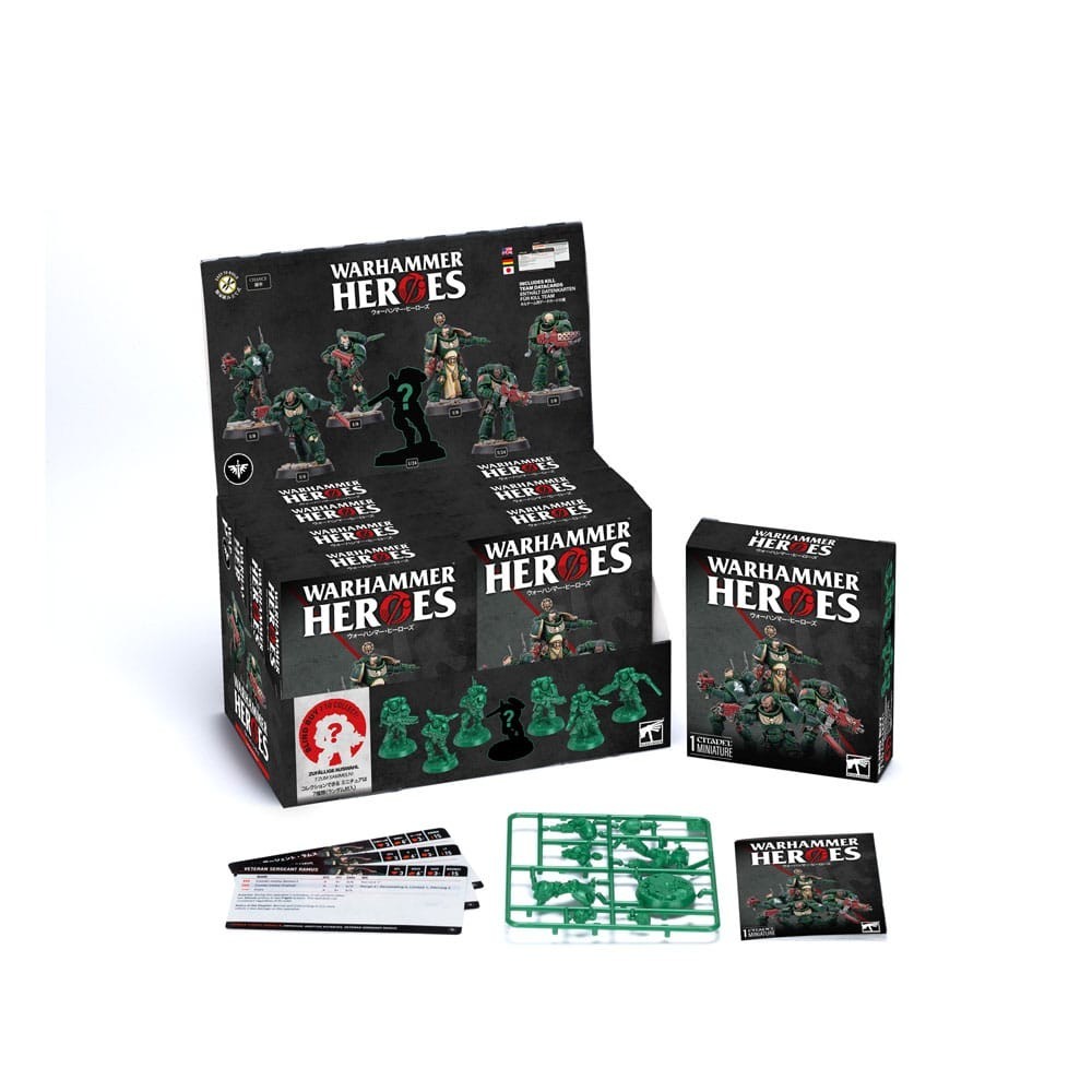Warhammer Heroes Miniatures Dark Angels Display (8)