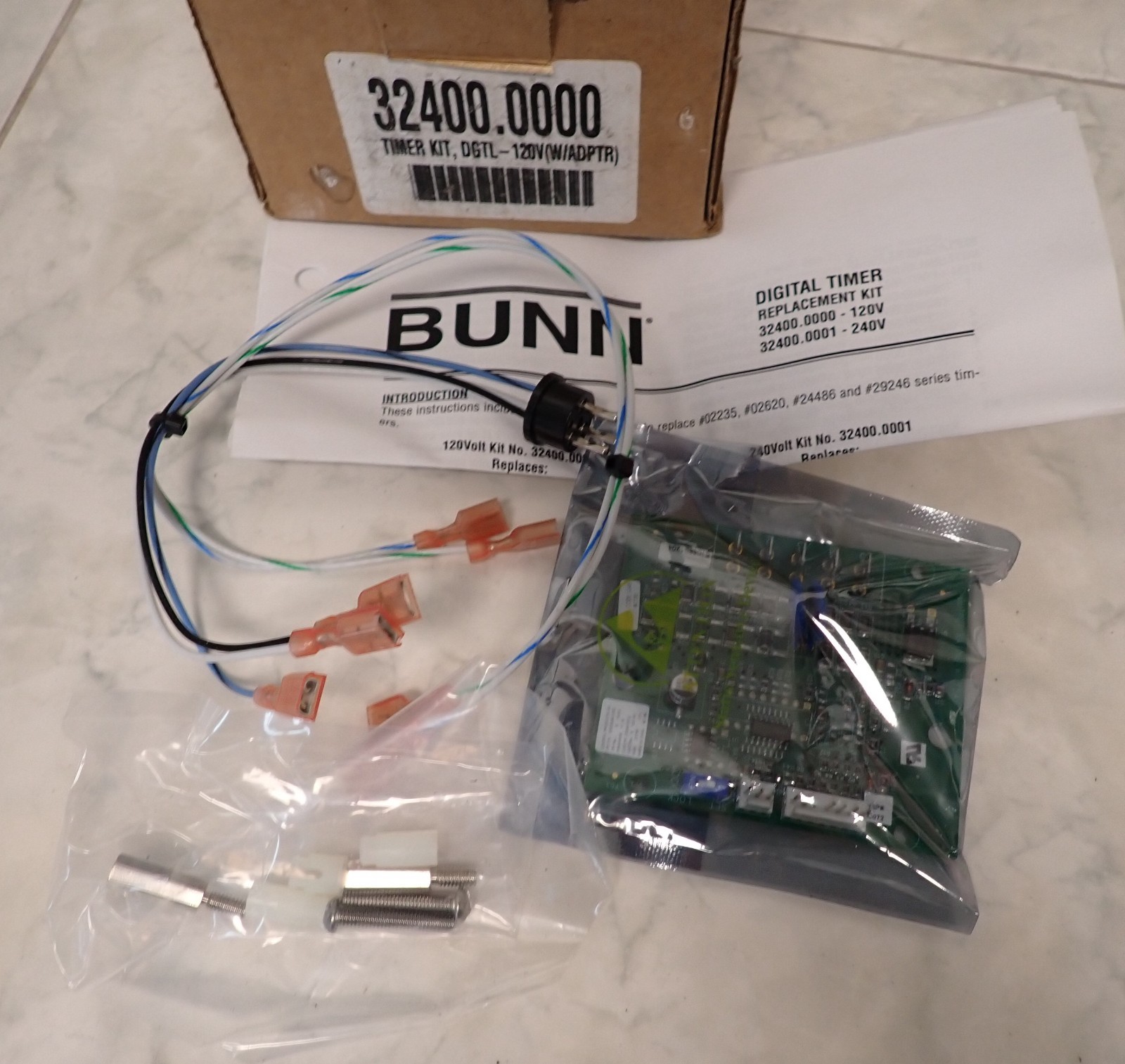 Bunn 32400.0000 Digital Timer Kit with Adapter for Coffee Brewers 120V