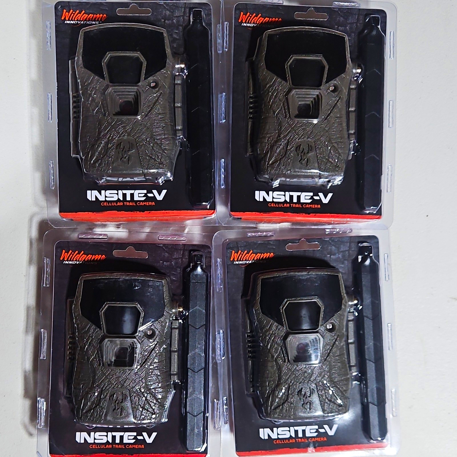 Wildgame Innovations Insite-V Cellular LTE Trail Camera 4 Pack 1080p 80ft