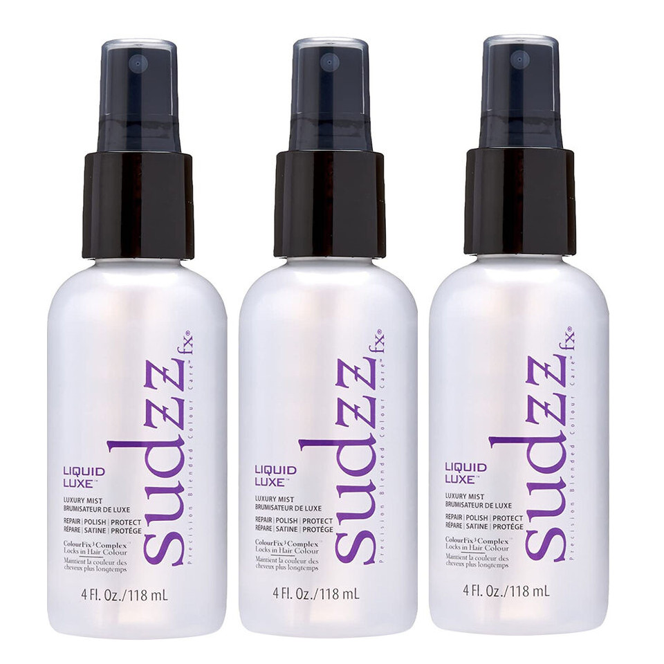 Sudzz Liquid Luxe Luxury Mist, 4.0 oz - Repair & Protects Hair - Set of 3