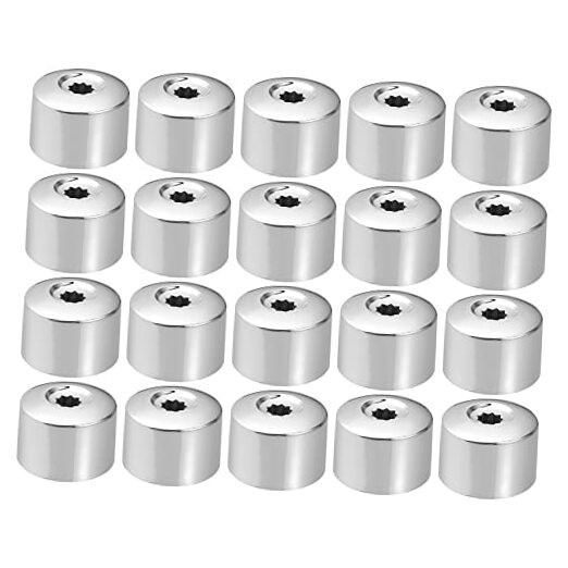 20pcs 17mm Wheel Lock Lug Bolt Nut Cover Caps Center Cover Bolt Locking Caps