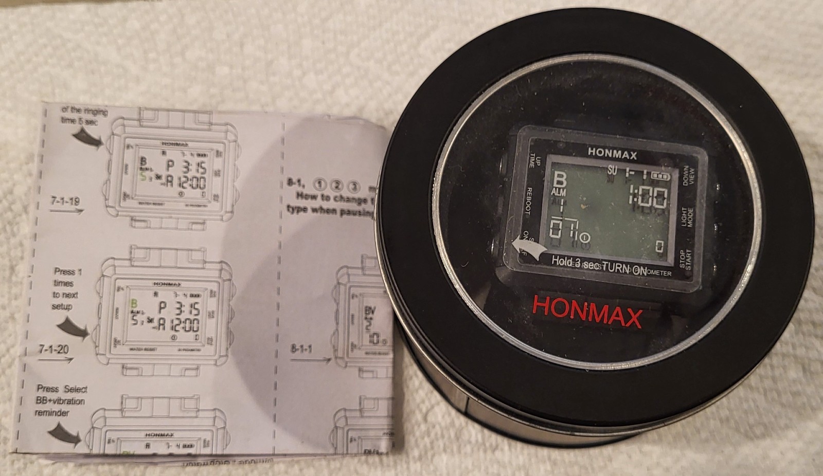 INTERVAL TIMER WATCH HONMAX