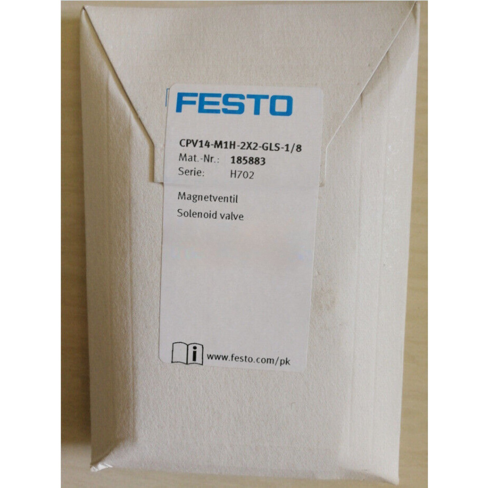 1PC New  Festo CPV14-M1H-2X2-GLS-1/8 185883  Solenoid Valve Free Shipping