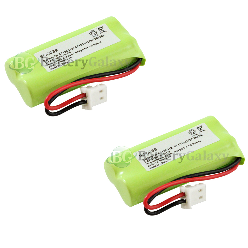 2 NEW Home Phone Battery for VTech BT166342 BT266342 BT183342 BT283342 300+SOLD