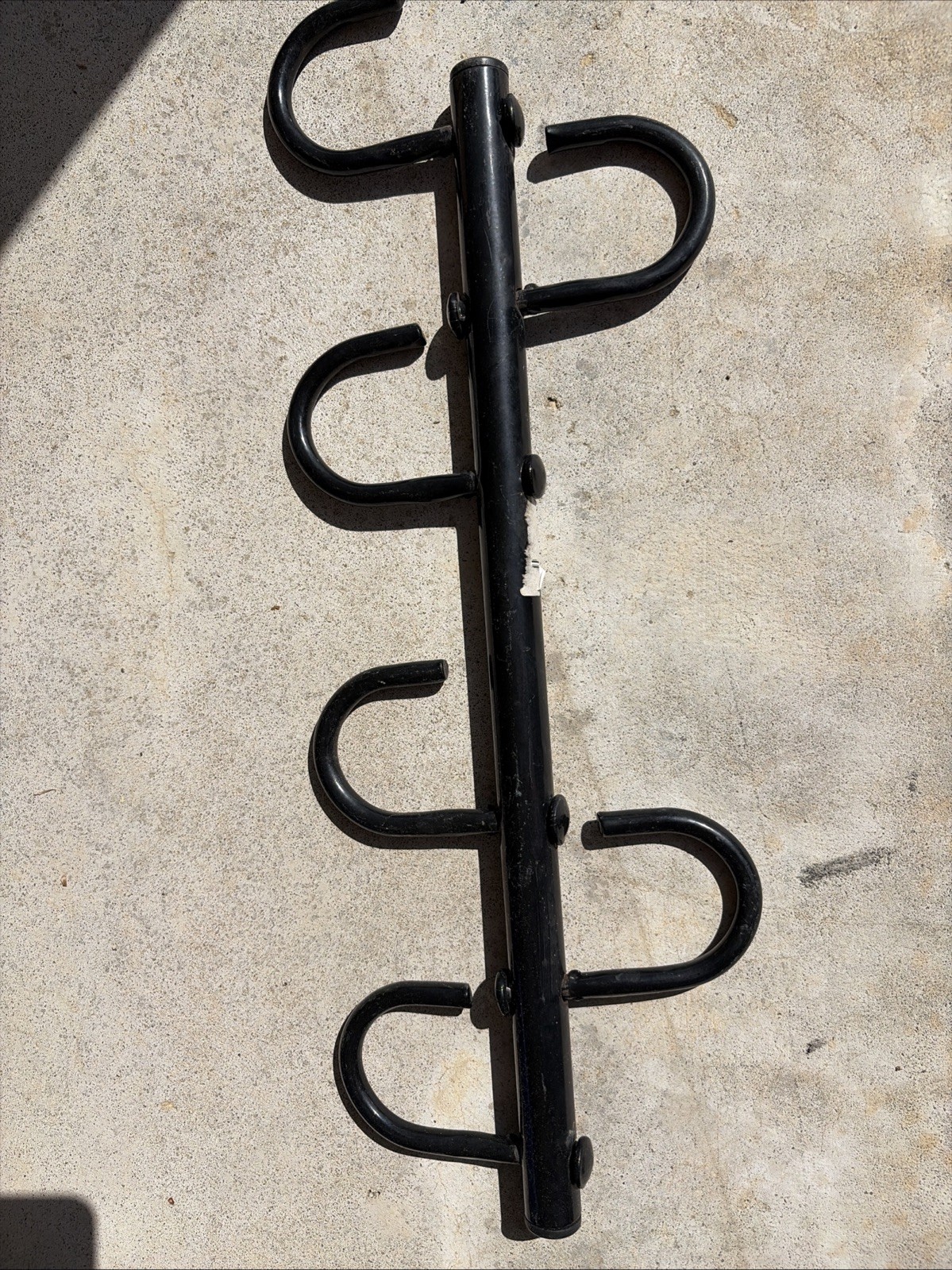 Halter Tack Rack Black Metal