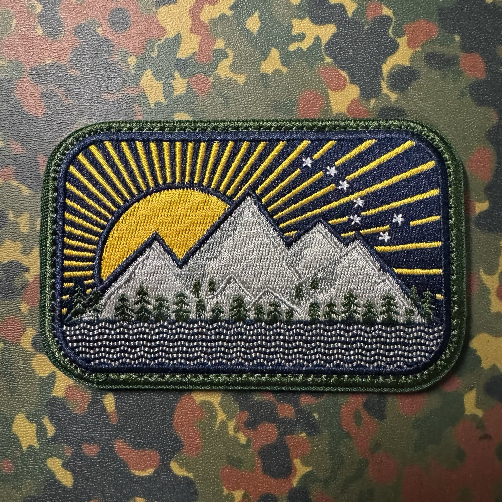 ALL TERRAIN BIG DIPPER Embroidered Patch Hook/Loop BACKPACKING CAMPING HIKING
