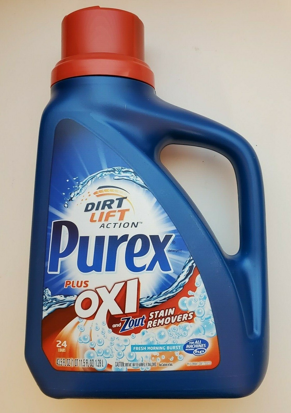 Purex Plus Oxi and Zout Stain Removers Fresh Morning Burst Scent 43.5oz. HTF