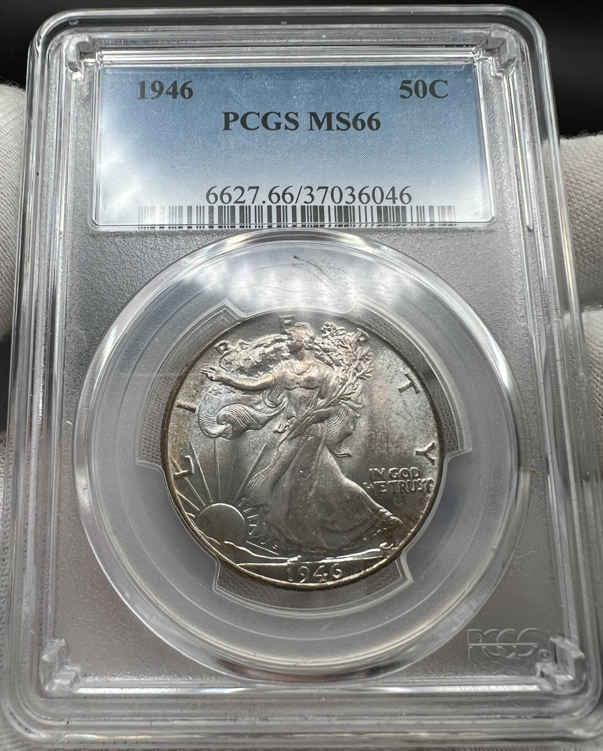 1946 Walking Liberty Half Dollar PCGS MS66