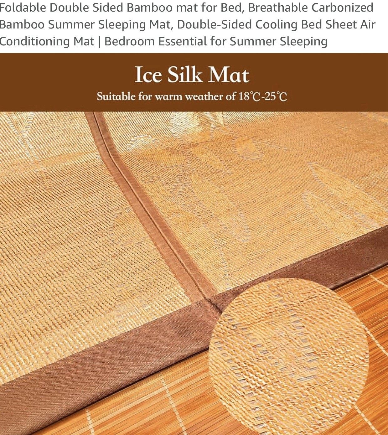 Bamboo Sleeping Pad
