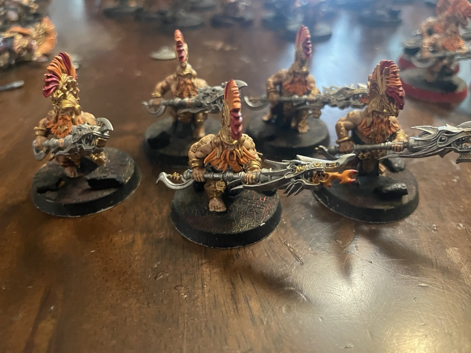 Auric Hearthguard [x5] Fyreslayers [Warhammer AOS]. S6