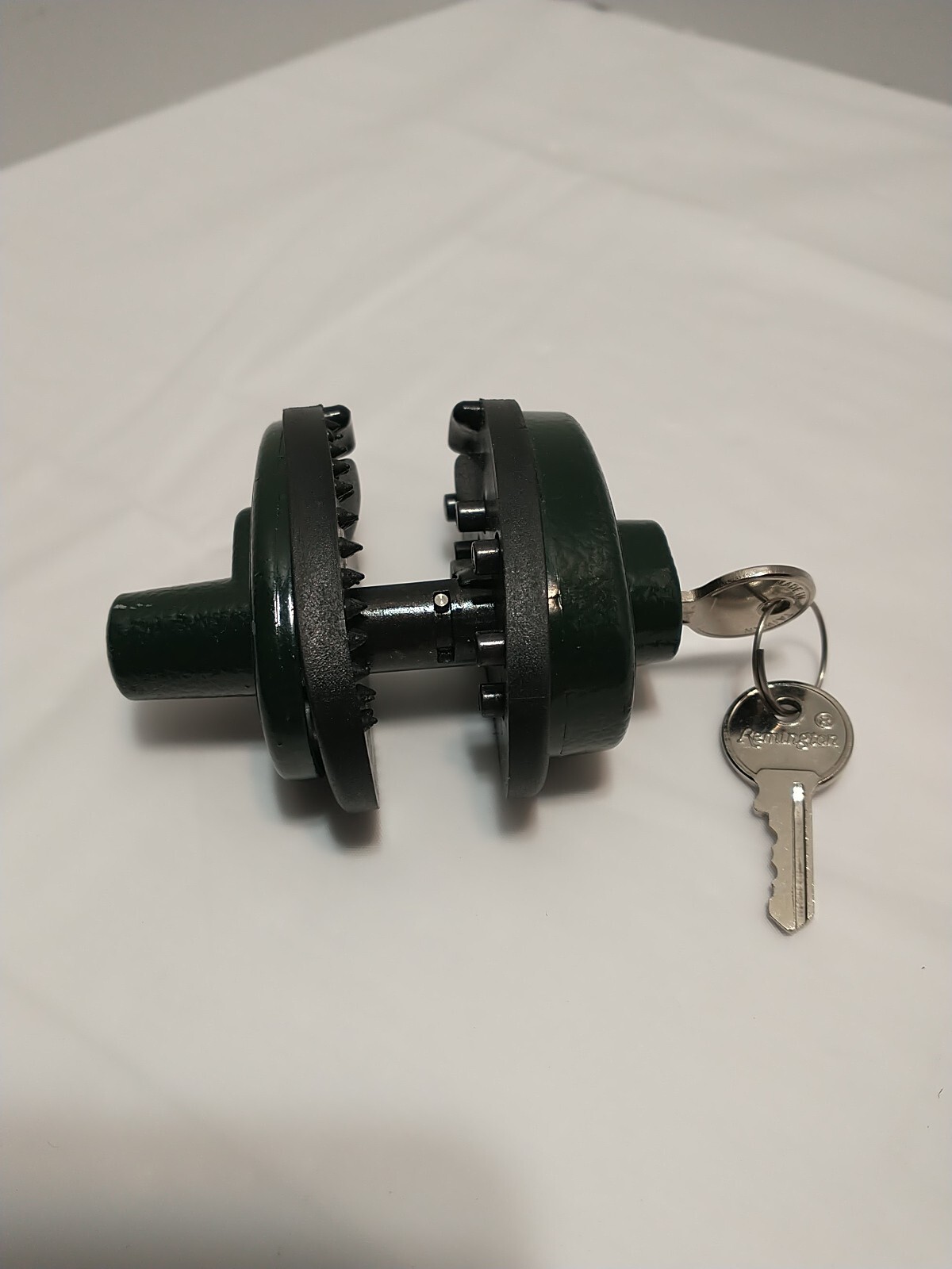 SHOT LOCK Gun TRIGGER LOCK 2 Keys GREEN Read Desc See Pics