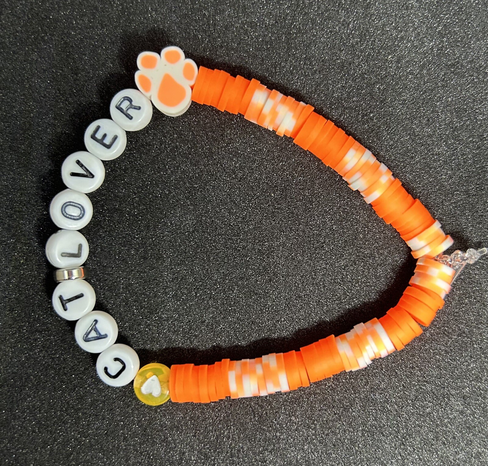 Cat Lover Heishi Bracelet