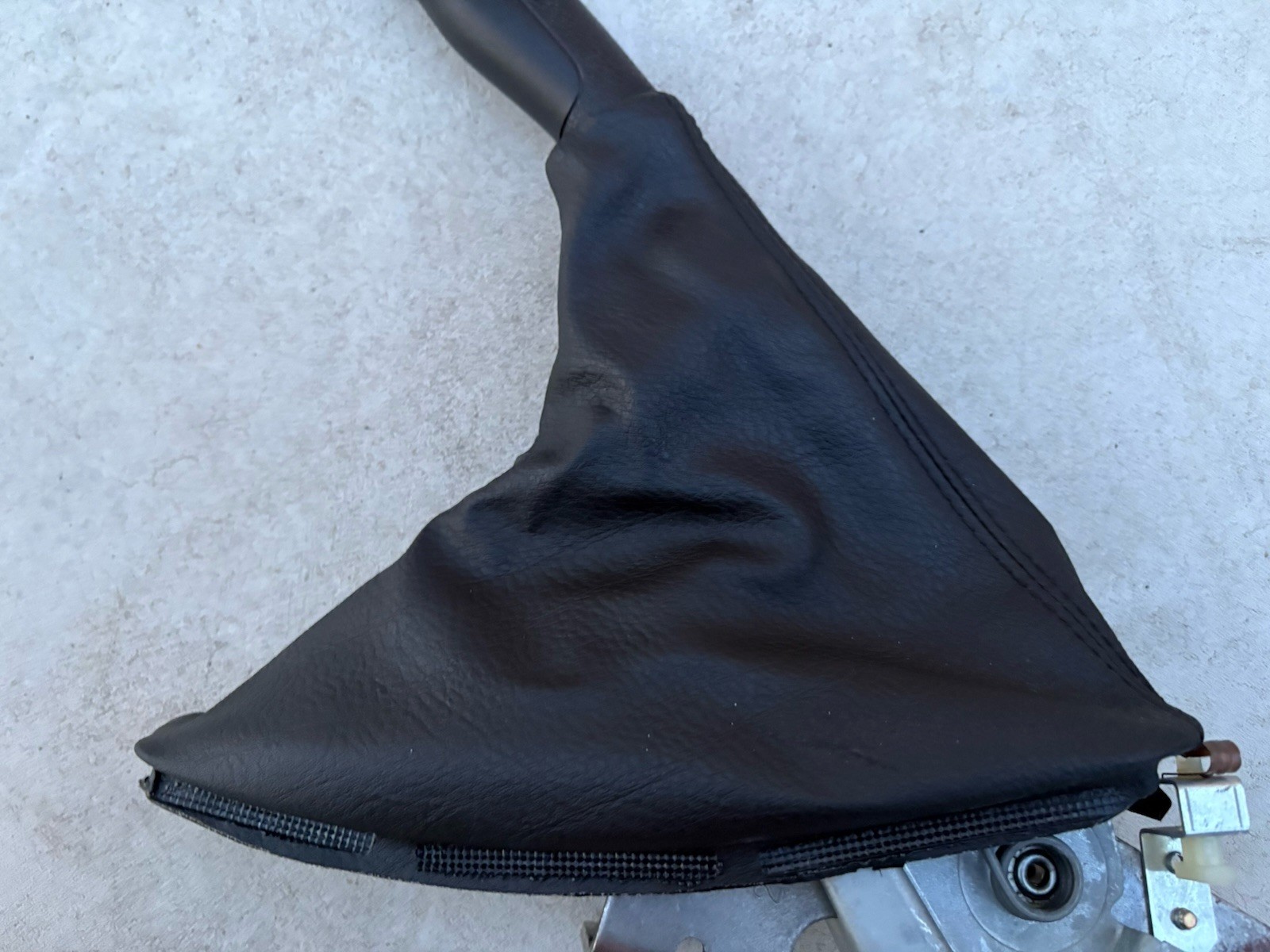 BMW E46 Handbrake E-Brake Emergency Brake Black Leather Assembly OEM