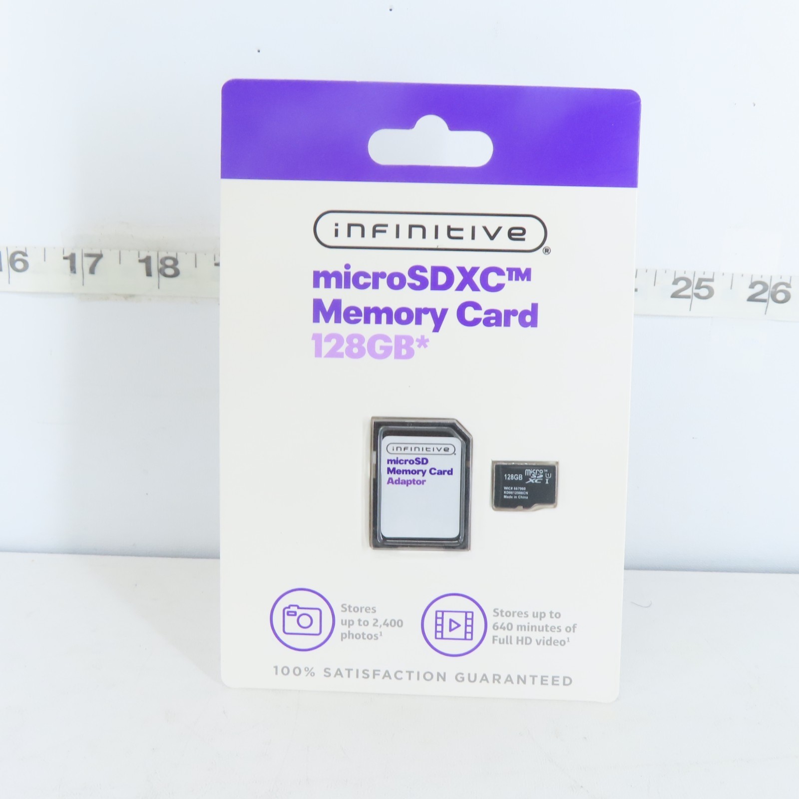 NEW - INFINITIVE INFINITIVE MICROSDXC 128 GB 128 GB MICROSDXC MEMORY CARD