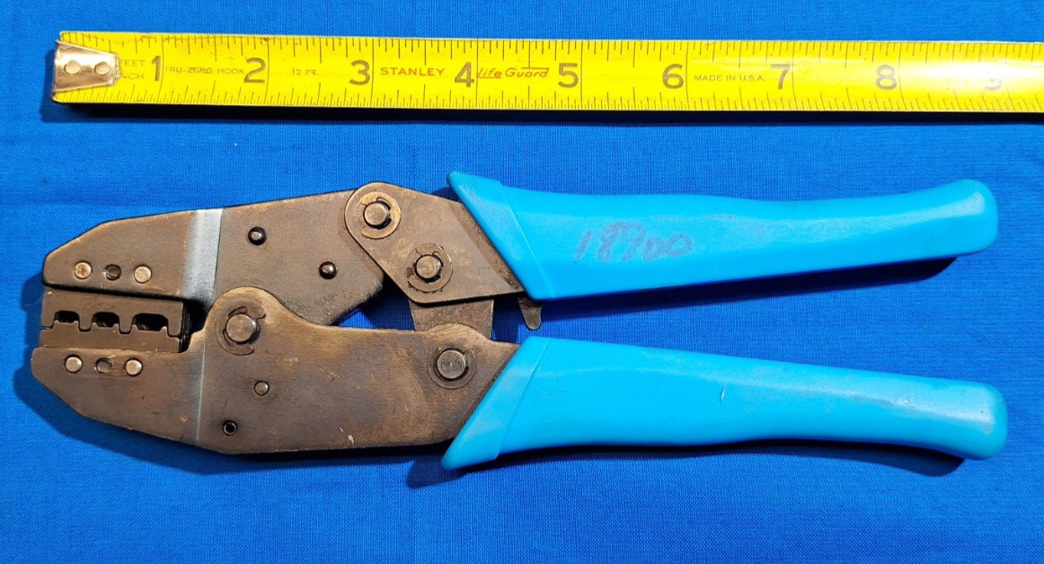 Tool Aid ratcheting electrical Terminal Crimp pliers