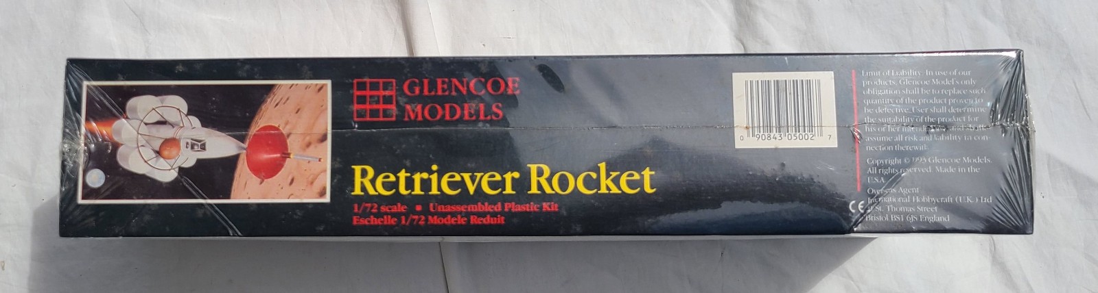 Glencoe Models Retriever Rocket 1/72 Space Exploration Model Kit #05901 New